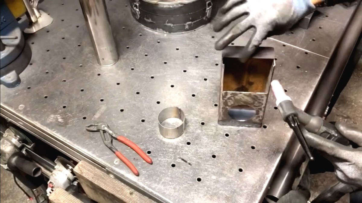 Буржуйка из старого газового баллона - фото 39