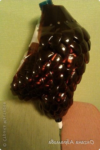 Филин из пластиковых бутылок - фото 11