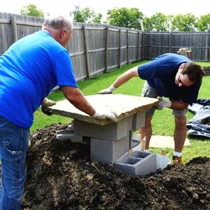 Небольшой водопад с прудом - фото 4