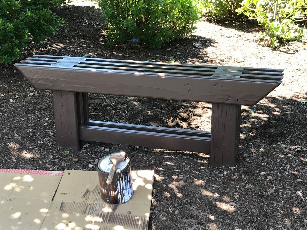 Садовая скамья в японском стиле - фото 11