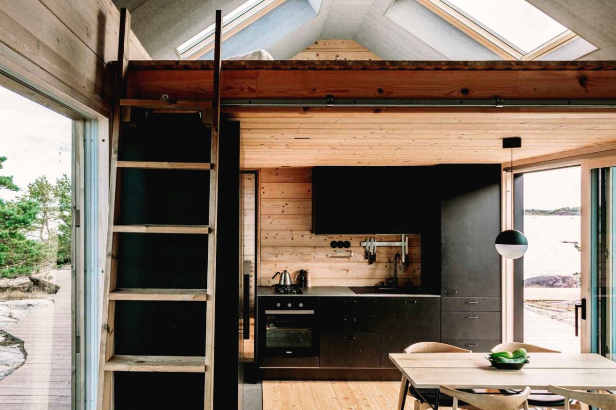 Дом на острове в архипелаге Финляндии, спроектированный и построенный с нуля двумя дизайнерами. - фото 43