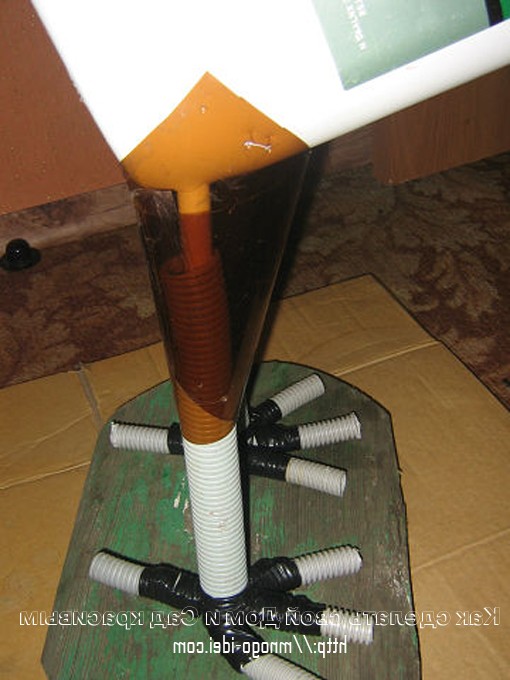 Птица Глухарь из пластиковых бутылок - фото 6