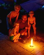 Уличный очаг из бетона - фото 9