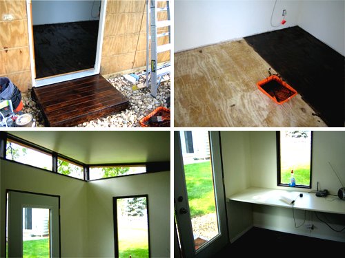 Самый быстрый процесс строительства дачного домика - фото 12