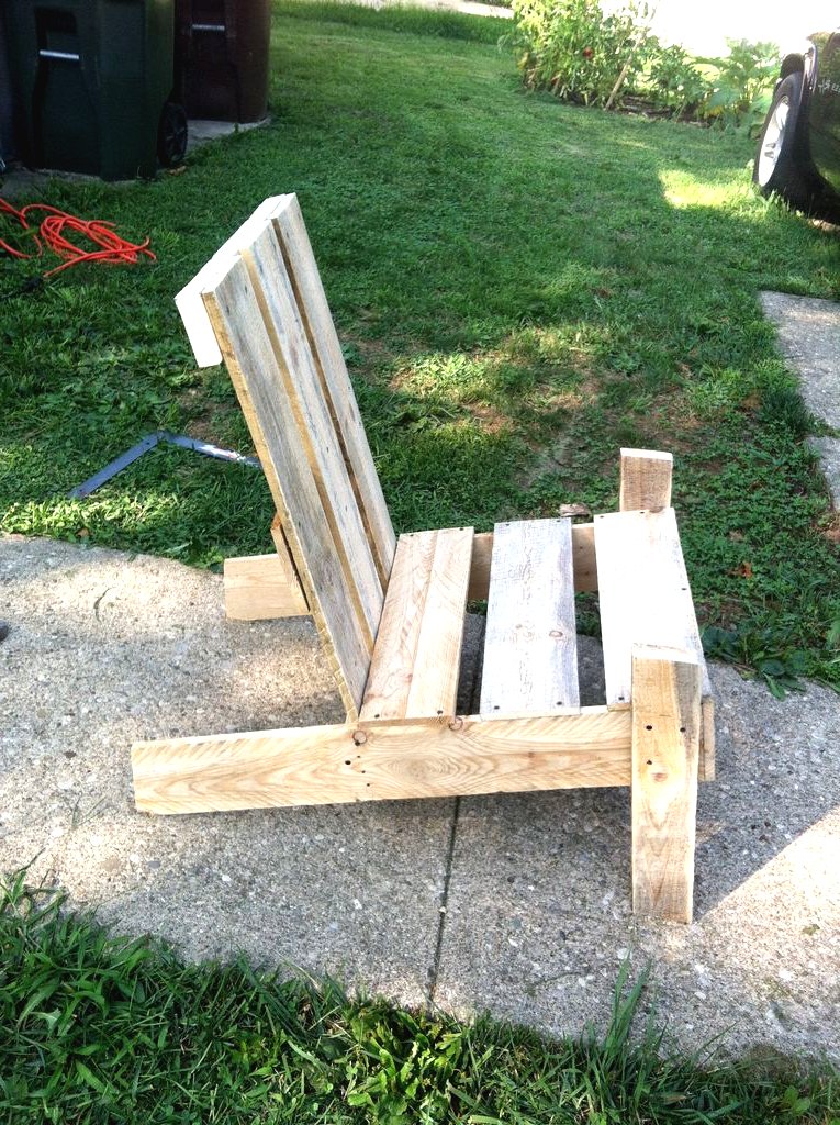 Садовое кресло из поддонов - фото 10