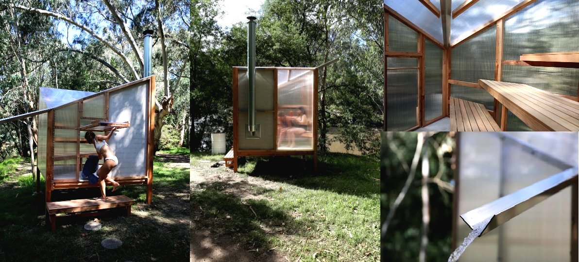 Необычная сауна из пленки и поликарбоната - фото 5