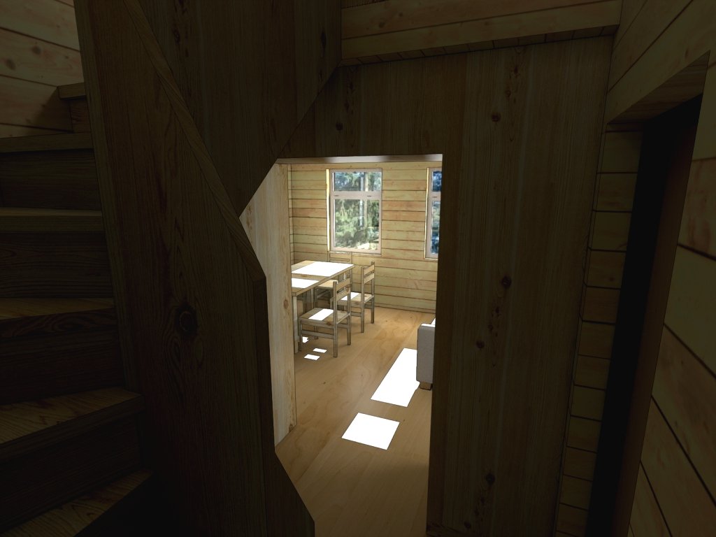 Двухэтажный дом 6 * 4 метра для дачи - фото 12