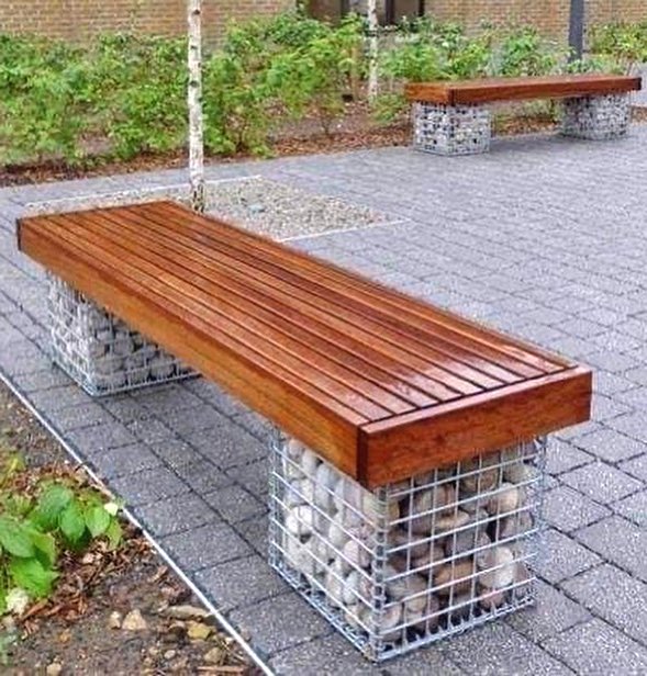 Габионы в саду - фото 3