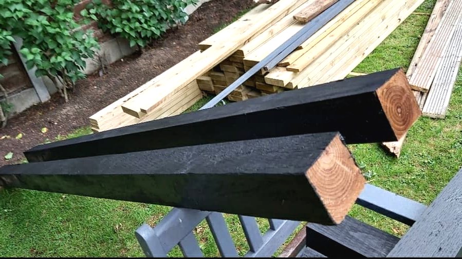 Деревянная беседка своими руками - фото 7