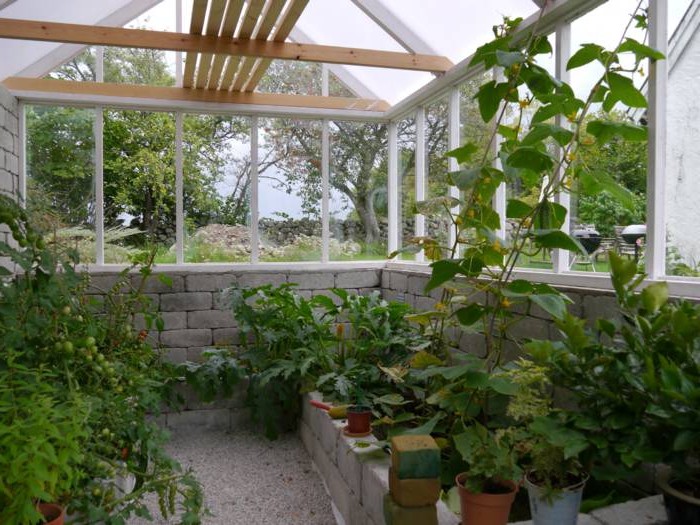 Теплица блоков и поликарбоната - фото 16