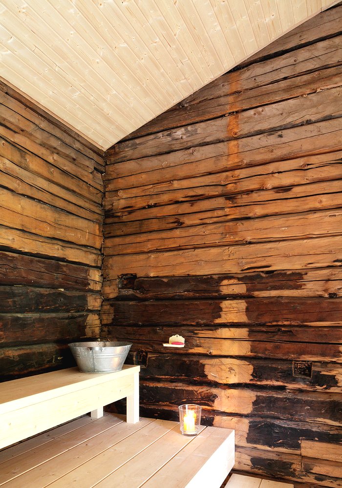 Оригинальная сауна построенная из сарая - фото 7
