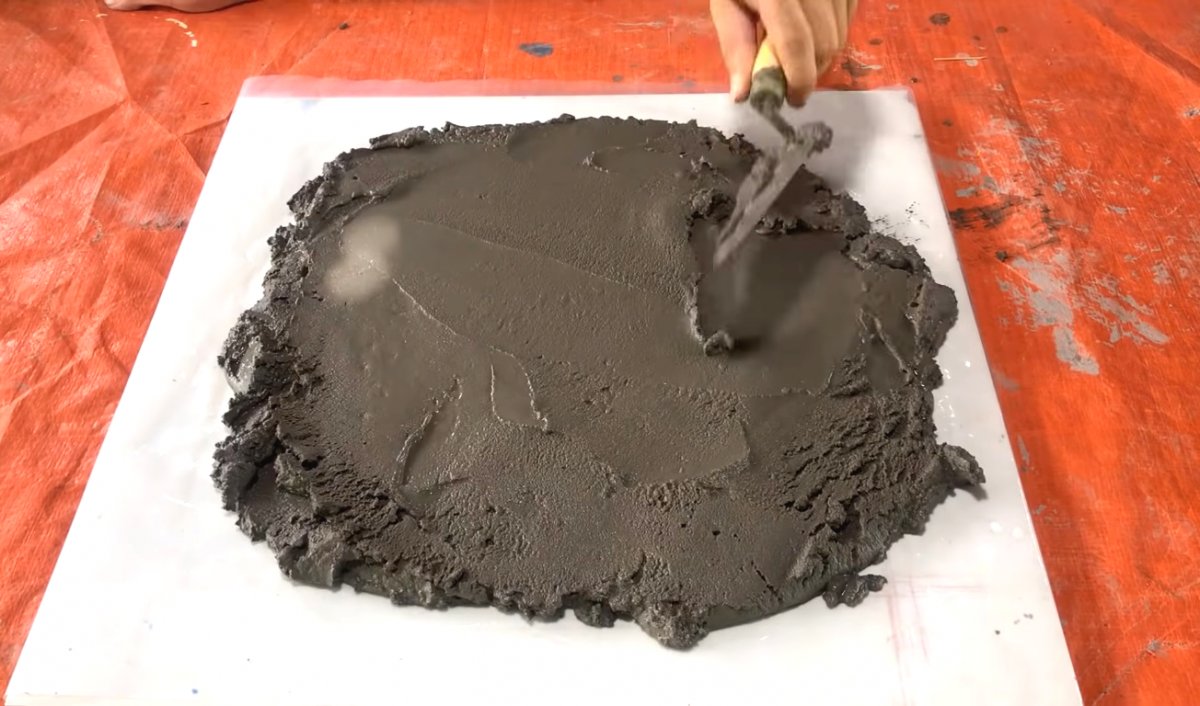 Фонтан из цемента - фото 8