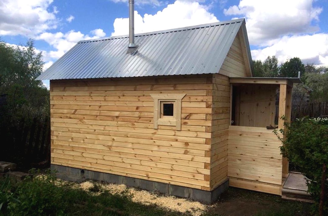 Баня из профильного бруса 4 х 2,3 метра - фото 2