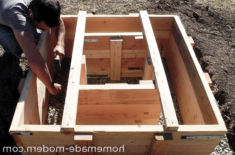 Уличный очаг из бетона - фото 3