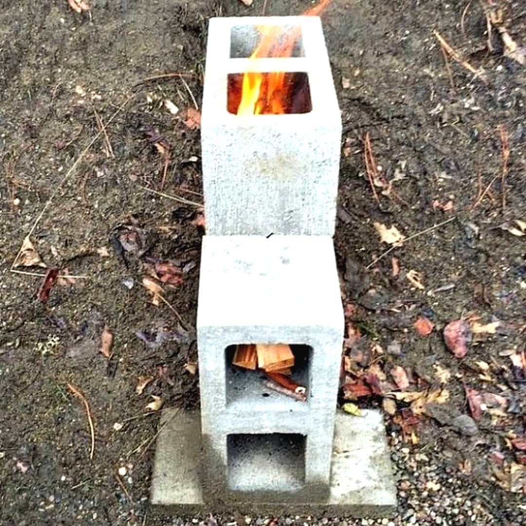 Простые идеи для дачи из бетонных блоков - фото 4