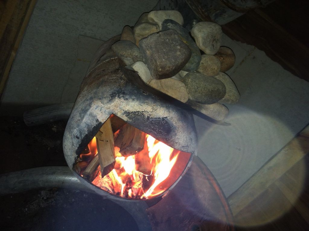 Сауна из подручных материалов  - фото 11