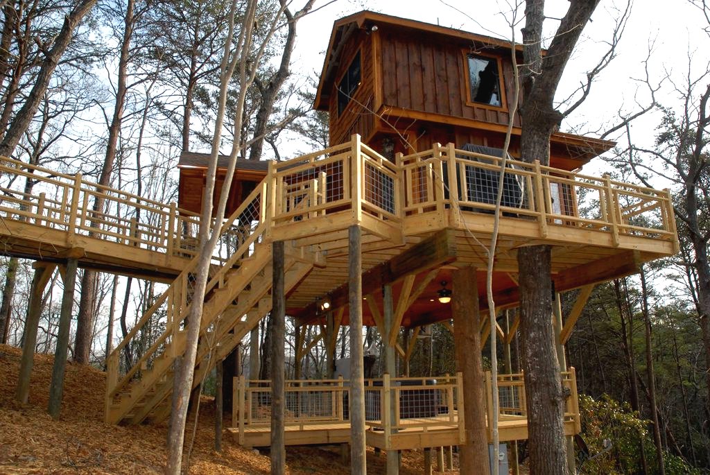 Трехэтажный домик на дереве - фото 19