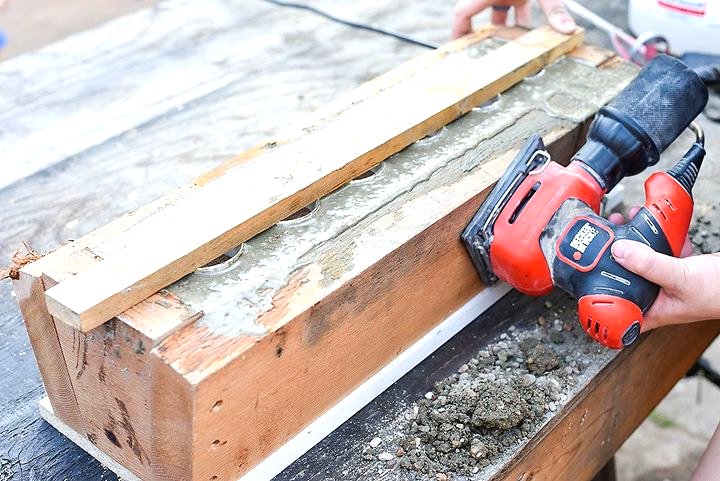 Цветочный горшок из бетона - фото 6