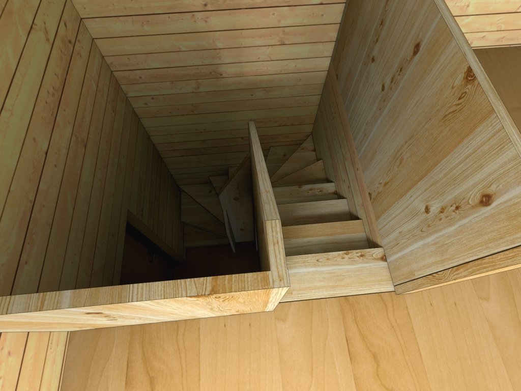 Двухэтажный дом 6 * 4 метра для дачи - фото 10