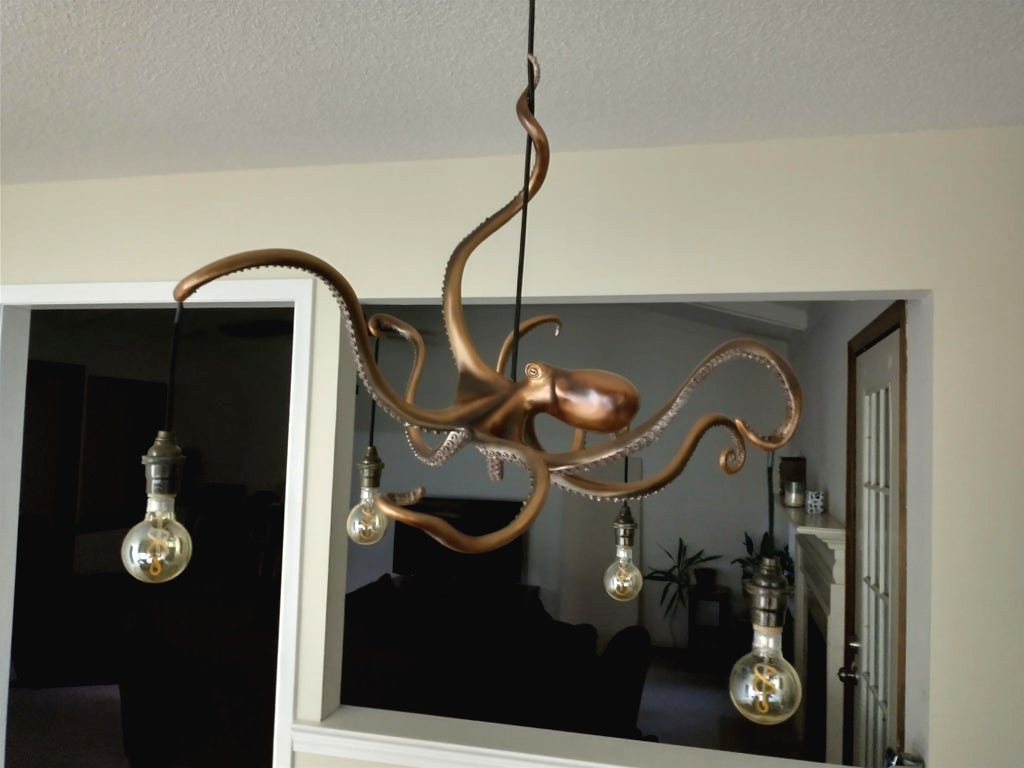 Оригинальная потолочная лампа - фото 3