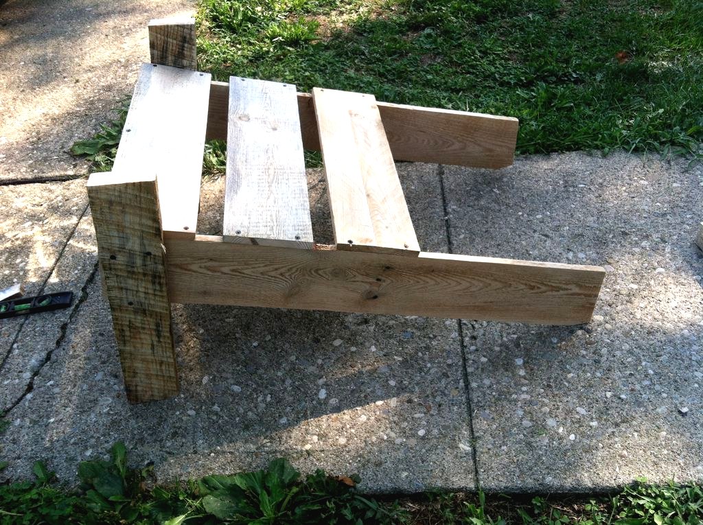 Садовое кресло из поддонов - фото 9