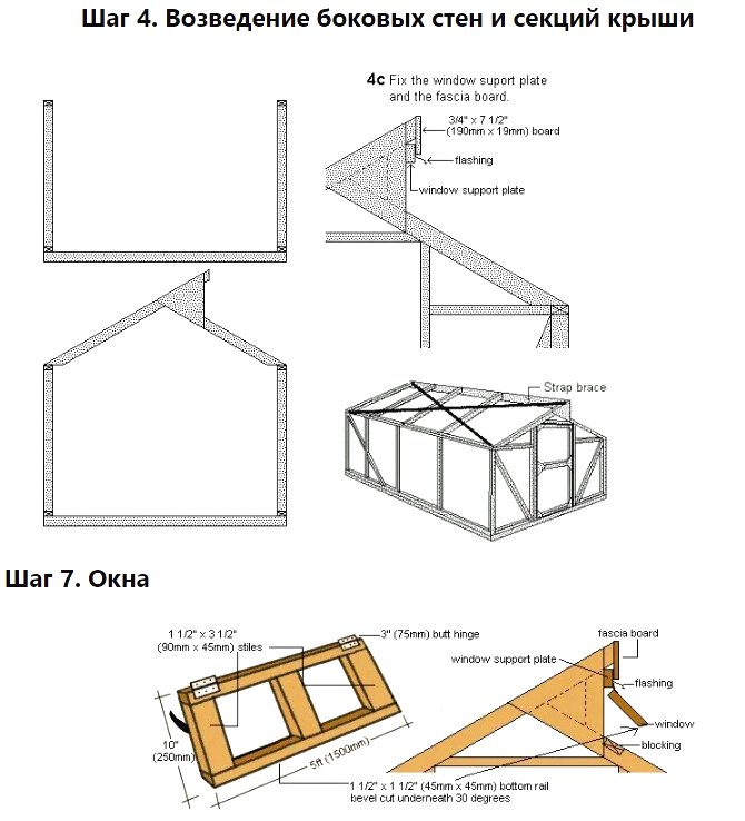 Как собрать теплицу с  вентиляционными окнами - фото 7