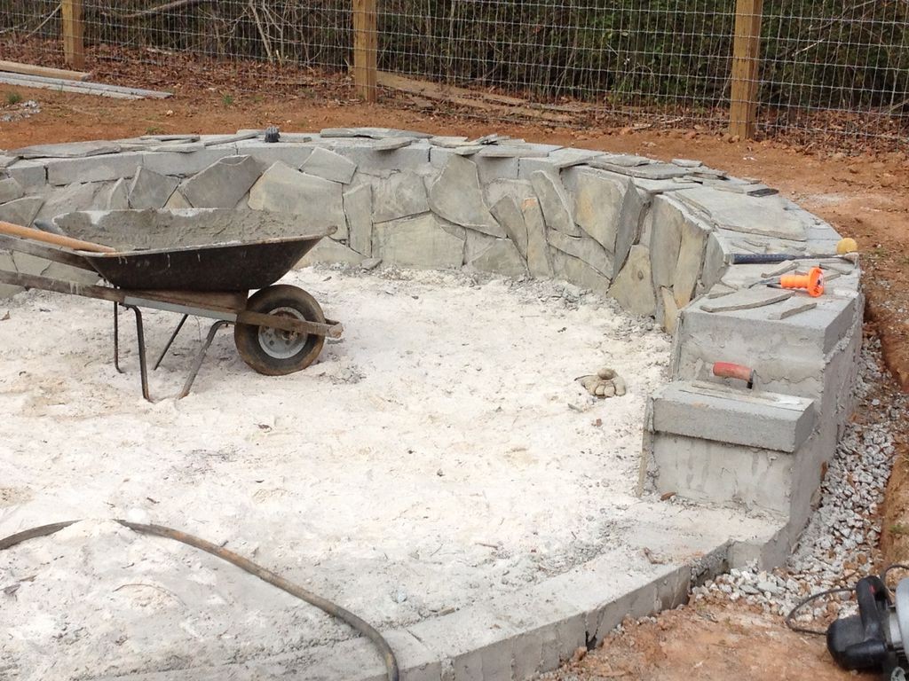 Потрясающее патио из камней - фото 15