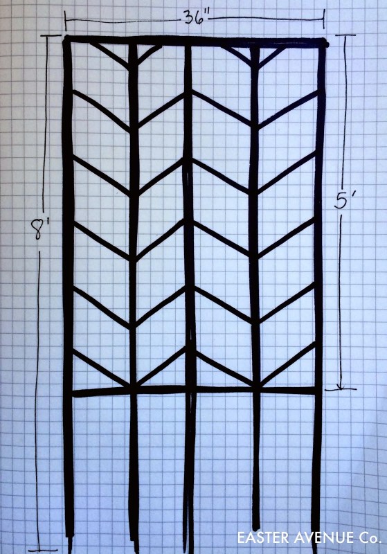 Декоративная решётка из дерева - фото 3