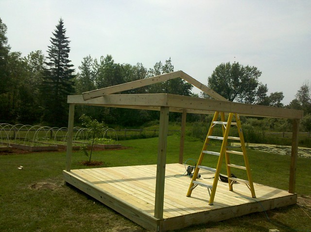 Беседка из дерева - фото 16