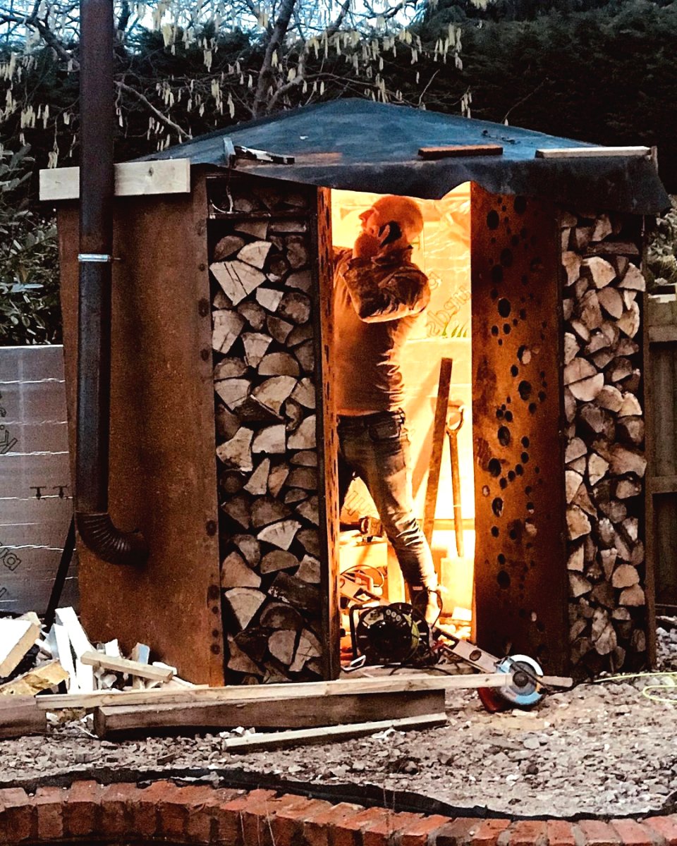 Сауна из старой беседки - фото 7