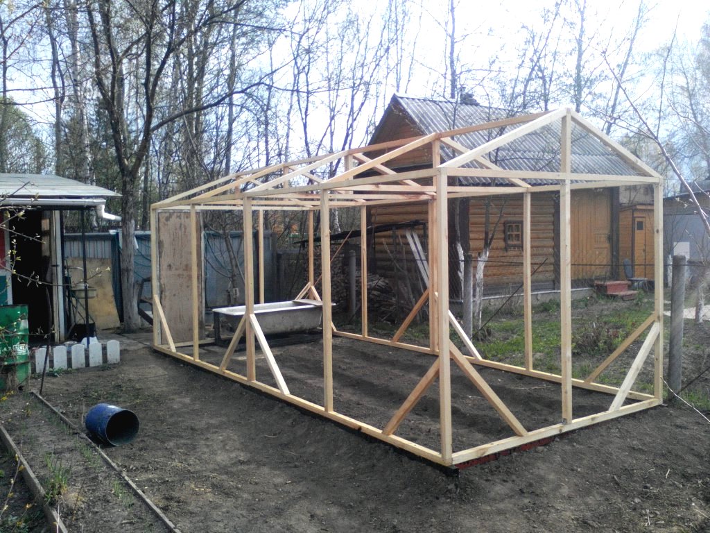 Теплица 2,6х6 метров из дерева - фото 9