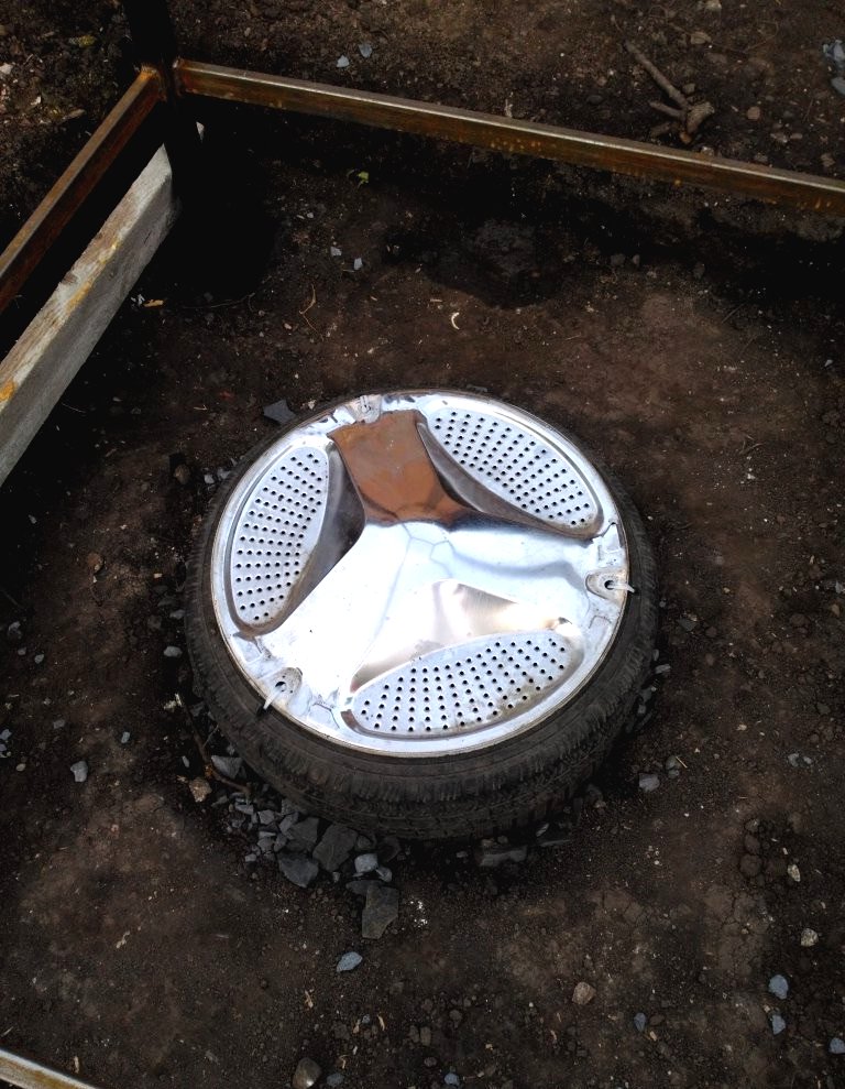 Летний душ из профильной трубы - фото 8