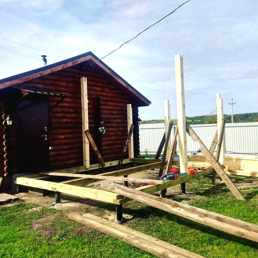 Классная беседка из дерева своими руками - фото 2