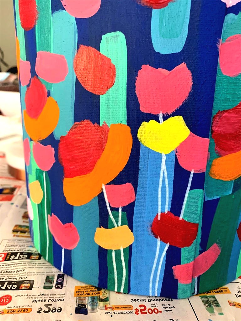 Обновляем абажур для торшера - фото 9