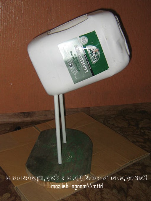 Птица Глухарь из пластиковых бутылок - фото 3