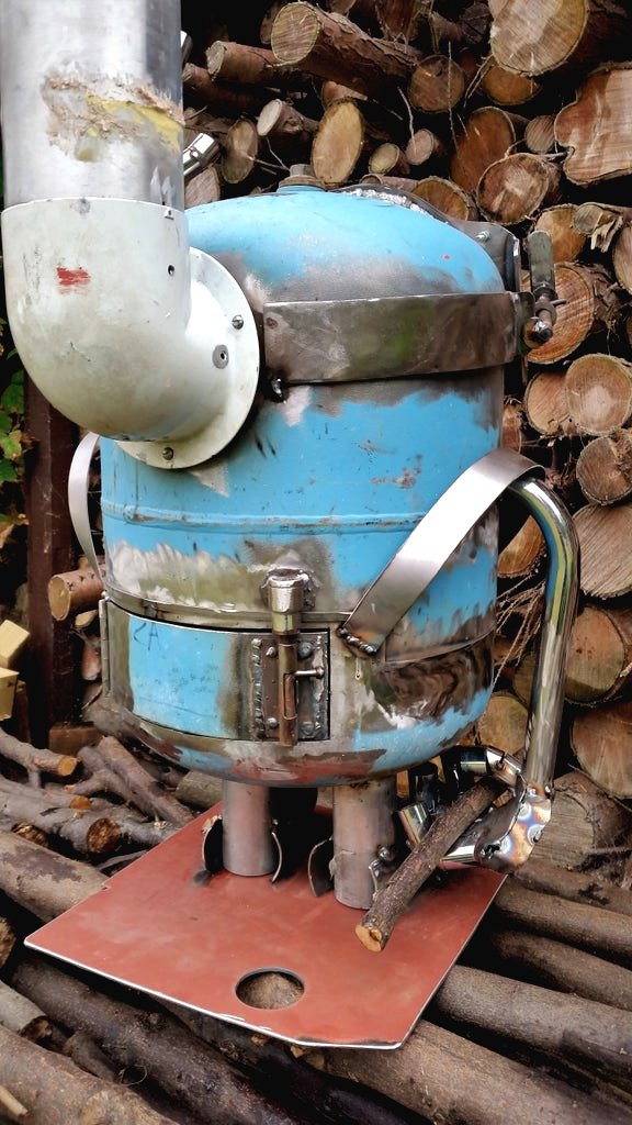 Крутая печь из газового баллона - фото 16