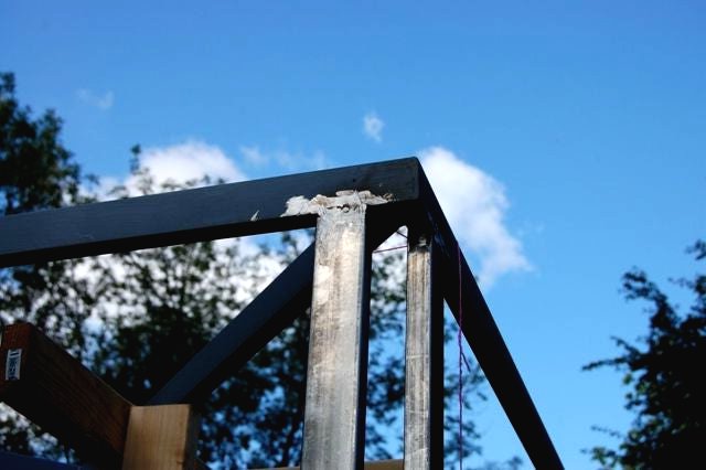 Пергола из железных профилей - фото 17