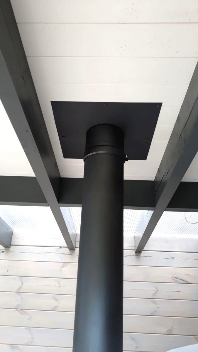 Деревянный дом с односкатной крышей - фото 8