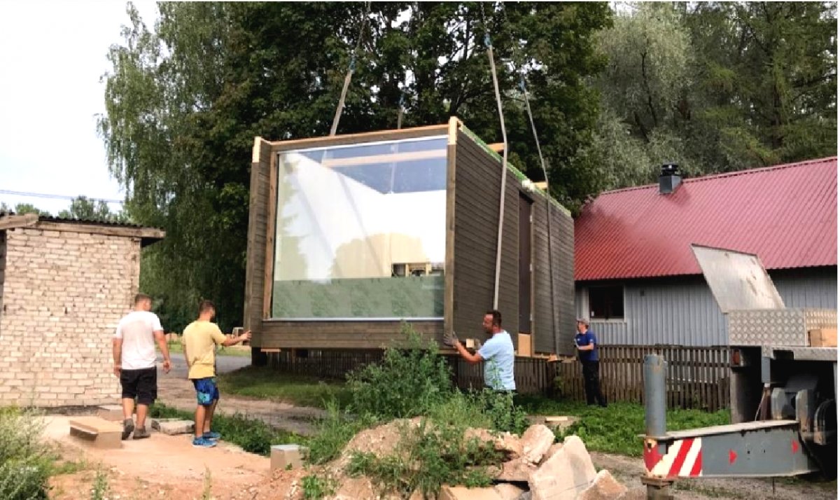 Модульный дом 6х3 вместо гаража - фото 11