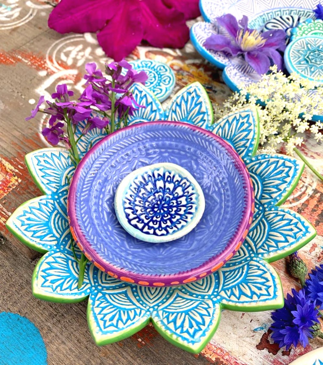 Оригинальные глиняные тарелки - фото 12