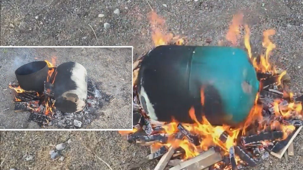 Буржуйка из газового баллона  - фото 3