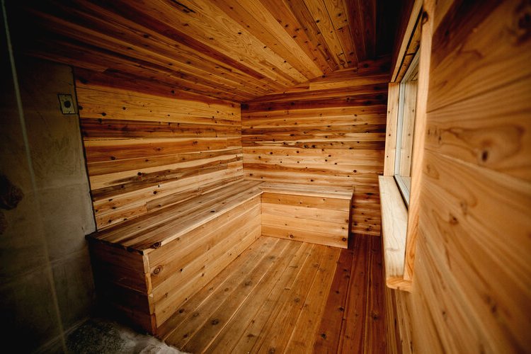 Сауна из кедрового дерева - фото 7
