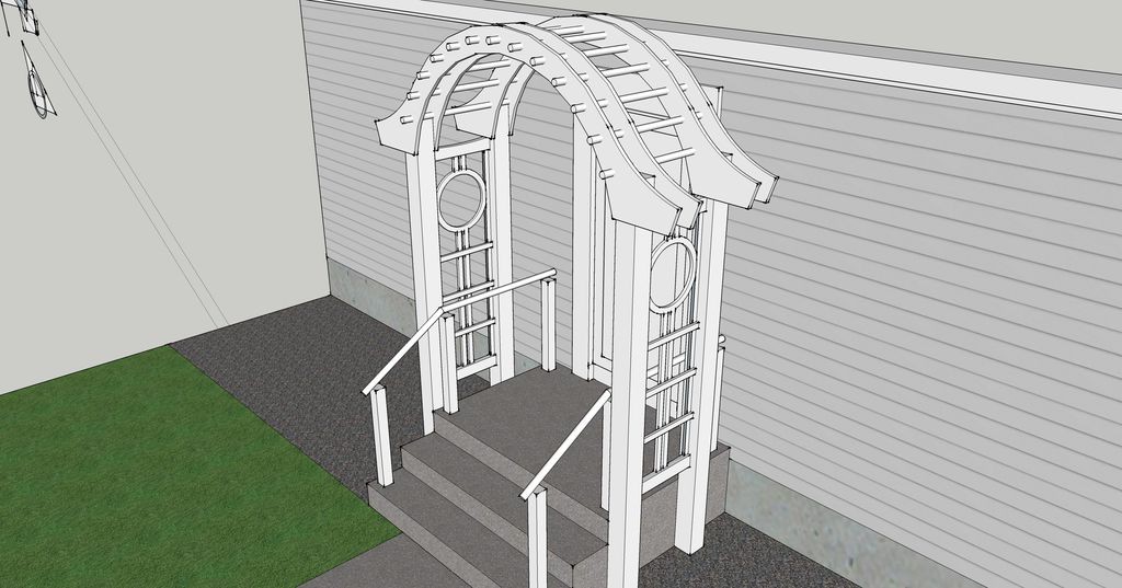 Интересное крыльцо из дерева для дома - фото 2