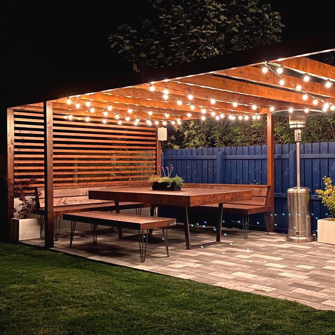 Интересная беседка из дерева - фото 17