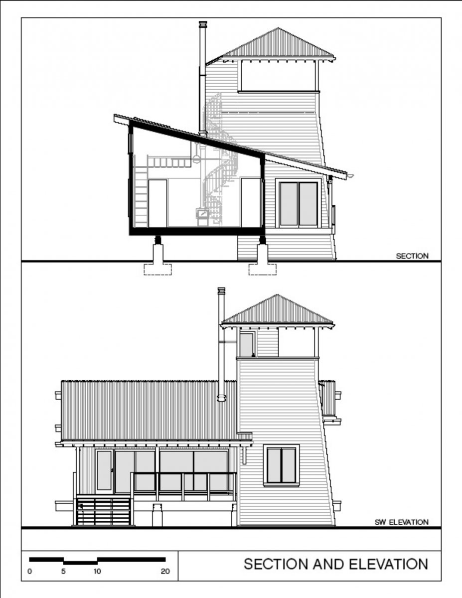 Необычный дом с башней - фото 5