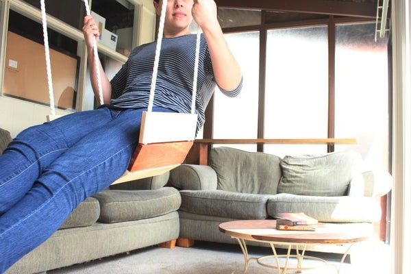 Деревянные качели - фото 13