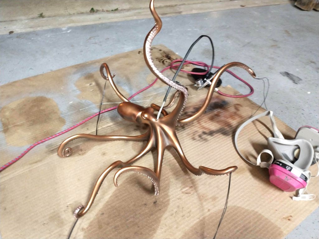 Оригинальная потолочная лампа - фото 49