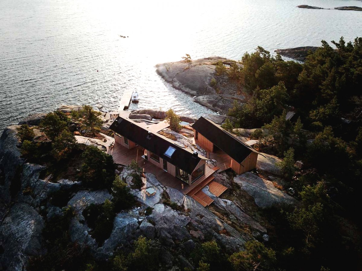Дом на острове в архипелаге Финляндии, спроектированный и построенный с нуля двумя дизайнерами. - фото 53