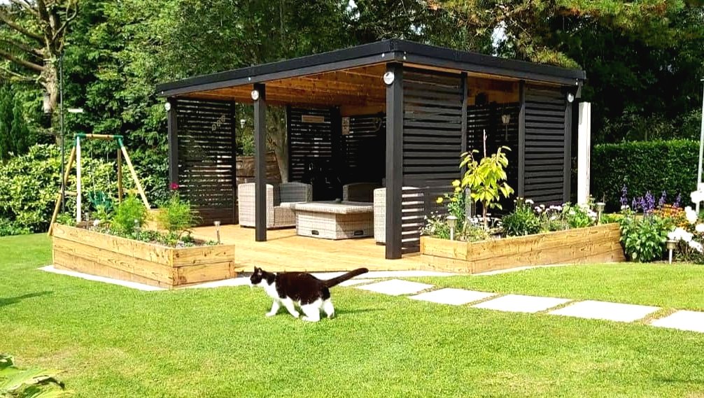 Деревянная беседка своими руками - фото 3