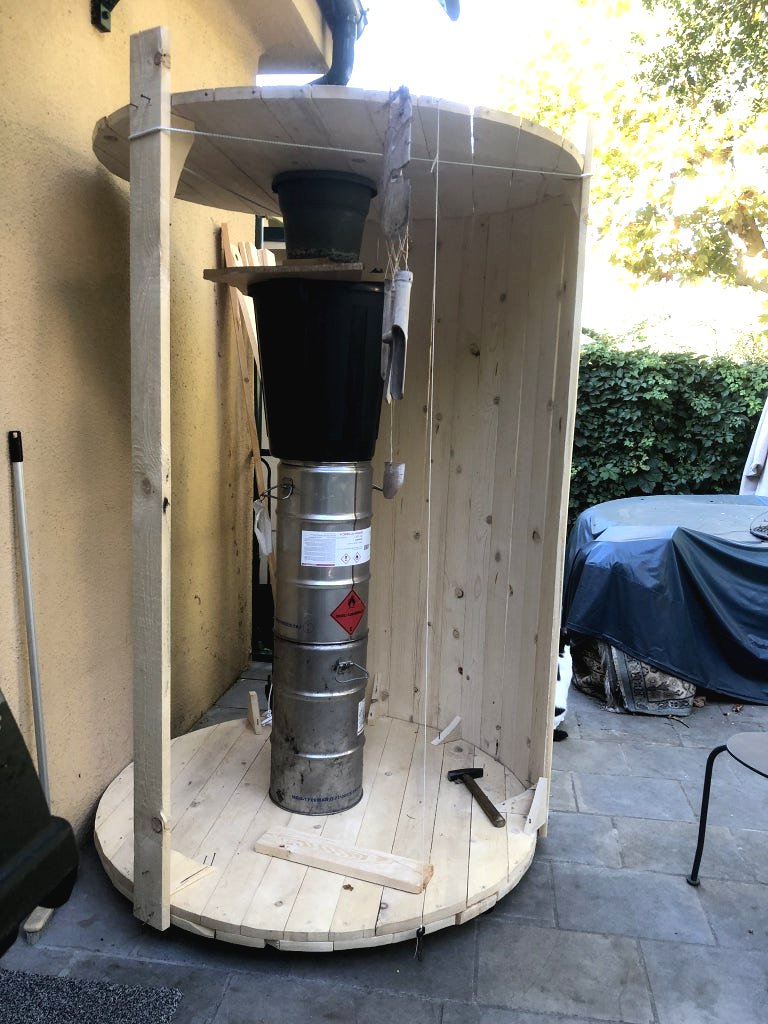 Финская баня – сауна мини бочка своими руками - фото 9